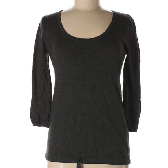 Old Navy Dark Gray Scoop Neck Sweater - Picture 1 of 6